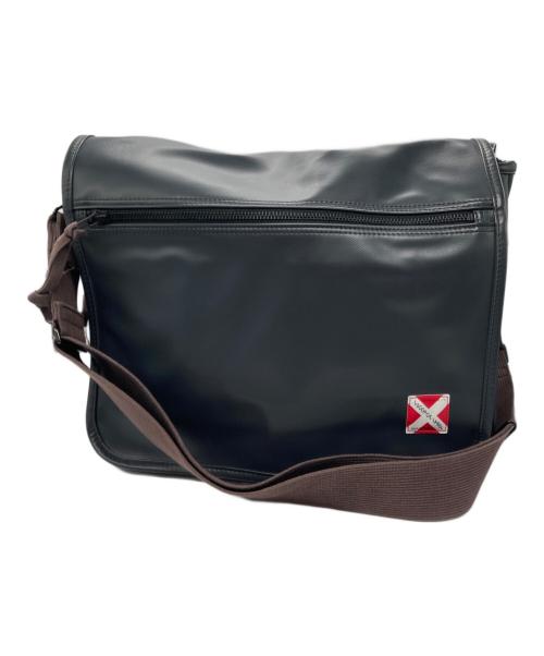 LUGGAGE LABEL（ラゲッジ レーベル）LUGGAGE LABEL (ラゲッジ レーベル) メッセンジャーバッグ ブラックの古着・服飾アイテム