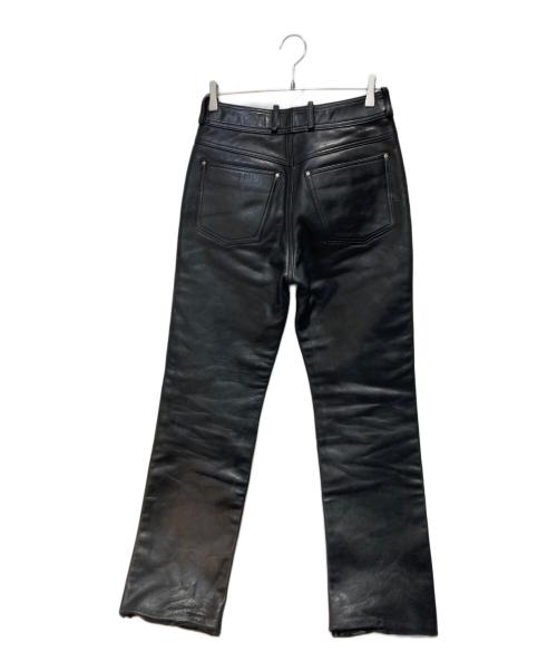 HARLEY-DAVIDSON（ハーレーダビッドソン）HARLEY-DAVIDSON (ハーレーダビッドソン) レザーパンツ ブラック サイズ:30の古着・服飾アイテム
