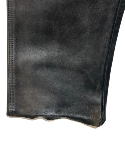 HARLEY-DAVIDSON（ハーレーダビッドソン）HARLEY-DAVIDSON (ハーレーダビッドソン) レザーパンツ ブラック サイズ:30の古着・服飾アイテム
