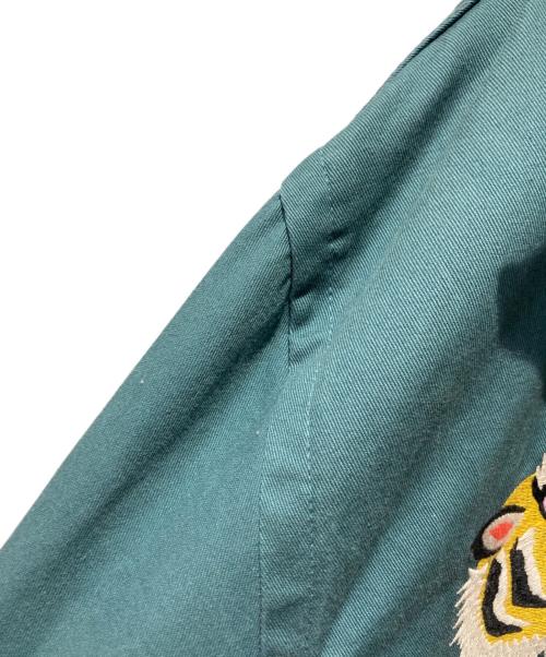 HOUSTON（ヒューストン）HOUSTON (ヒューストン) TIGER ハリントンジャケット グリーン サイズ:XLの古着・服飾アイテム