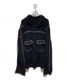 PHINGERIN（フィンガリン）の古着「PG Knit」｜ブラック