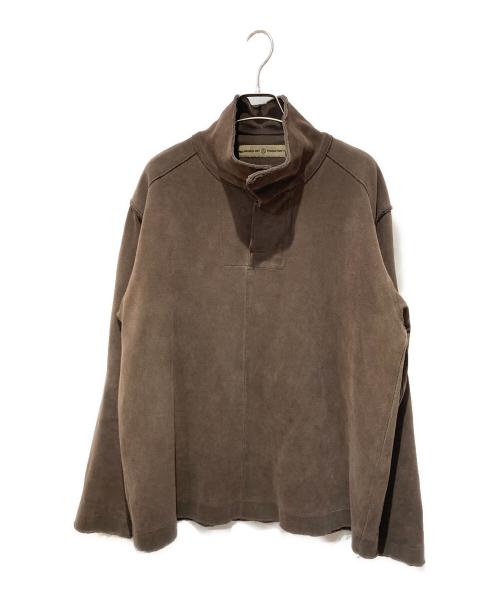 Massimo Osti Production（マッシモ・オスティ・プロダクション）Massimo Osti Production (マッシモ・オスティ・プロダクション) ハイネックスウェット ブラウン サイズ:Ｌの古着・服飾アイテム