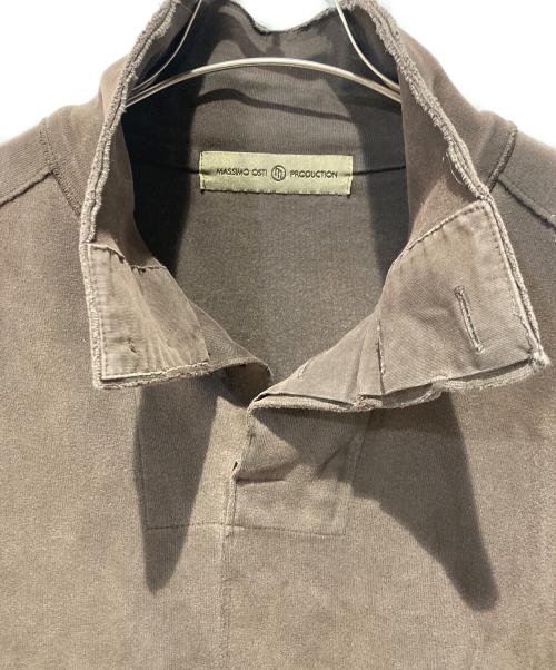 Massimo Osti Production（マッシモ・オスティ・プロダクション）Massimo Osti Production (マッシモ・オスティ・プロダクション) ハイネックスウェット ブラウン サイズ:Ｌの古着・服飾アイテム