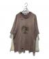 ACNE STUDIOS（アクネ ストゥディオズ）の古着「Layered Print T-Shirt」｜ピンク