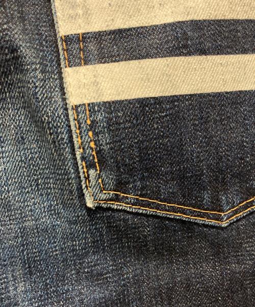 MOMOTARO JEANS（桃太郎ジーンズ）MOMOTARO JEANS (桃太郎ジーンズ) 出陣スリムストレートデニム インディゴ サイズ:29の古着・服飾アイテム
