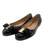 Salvatore Ferragamoサルヴァトーレ フェラガモ）の古着「バレエシューズ」｜ブラック