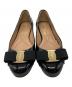 Salvatore Ferragamo (サルヴァトーレ フェラガモ) バレエシューズ ブラック サイズ:4：13000円