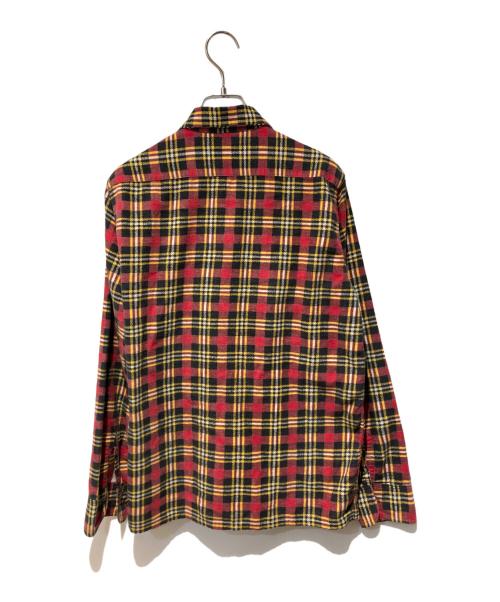 PENNEYS（ペニーズ）PENNEYS (ペニーズ) プリントネルシャツ レッド サイズ:18の古着・服飾アイテム