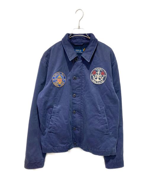 POLO RALPH LAUREN（ポロ・ラルフローレン）POLO RALPH LAUREN (ポロ・ラルフローレン) デッキジャケット ネイビー サイズ:Mの古着・服飾アイテム