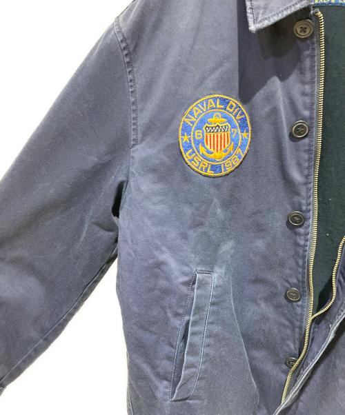 POLO RALPH LAUREN（ポロ・ラルフローレン）POLO RALPH LAUREN (ポロ・ラルフローレン) デッキジャケット ネイビー サイズ:Mの古着・服飾アイテム