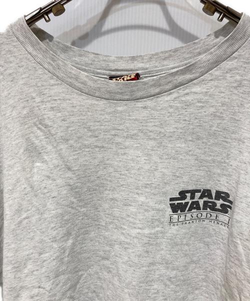 STAR WARS（スターウォーズ）STAR WARS (スターウォーズ) 90s バックプリントTシャツ グレー サイズ:XLの古着・服飾アイテム