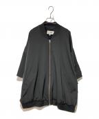 MM6 Maison Margielaエムエムシックスメゾンマルジェラ）の古着「24SS OVERSIZED ZIPPED JACKET」｜ブラック