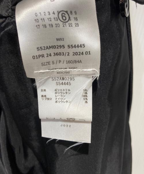 MM6 Maison Margiela（エムエムシックスメゾンマルジェラ）MM6 Maison Margiela (エムエムシックスメゾンマルジェラ) 24SS OVERSIZED ZIPPED JACKET ブラック サイズ:Sの古着・服飾アイテム