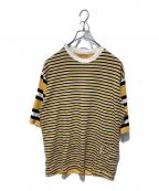 MARNIマルニ）の古着「ボーダーカットソー」｜イエロー