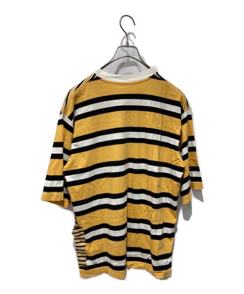 MARNI（マルニ）MARNI (マルニ) ボーダーカットソー イエロー サイズ:46の古着・服飾アイテム