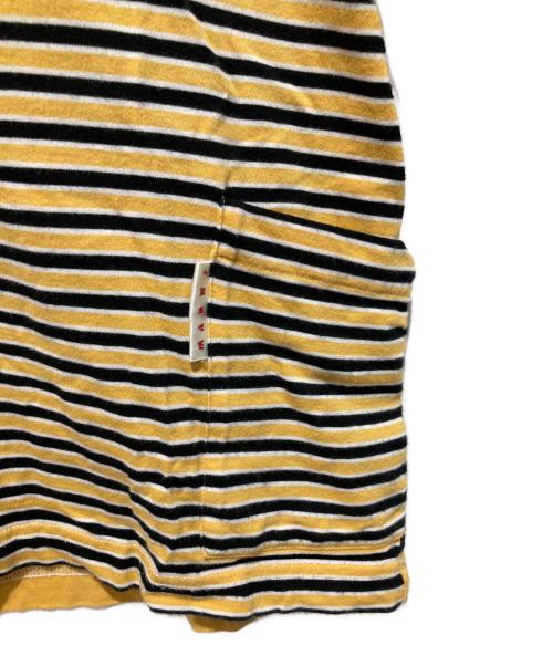 MARNI（マルニ）MARNI (マルニ) ボーダーカットソー イエロー サイズ:46の古着・服飾アイテム