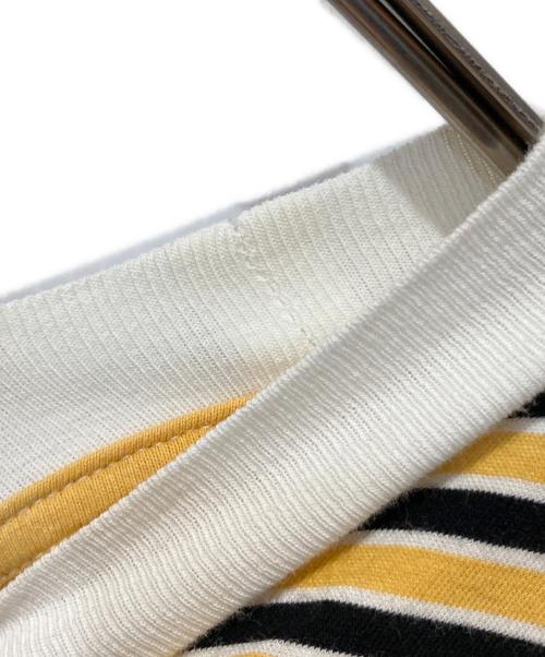 MARNI（マルニ）MARNI (マルニ) ボーダーカットソー イエロー サイズ:46の古着・服飾アイテム