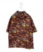 THE NORTH FACEザ ノース フェイス）の古着「S/S ALOHA Vent SHIRT」｜ブラウン