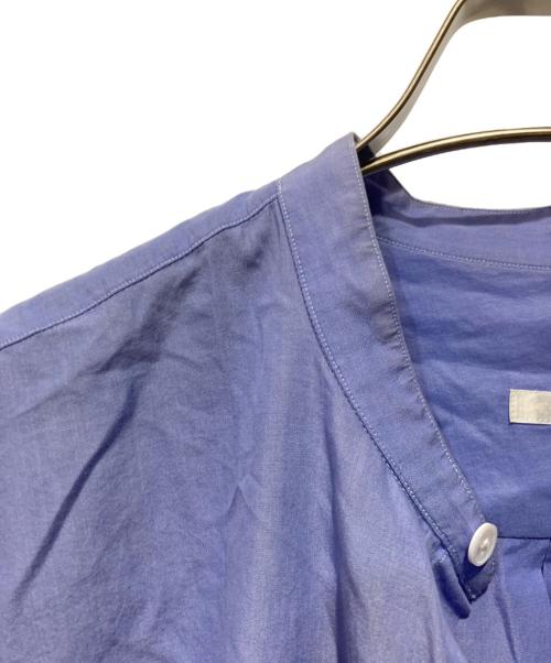 COMOLI（コモリ）COMOLI (コモリ) バンドカラーシャツ ブルー サイズ:Freeの古着・服飾アイテム