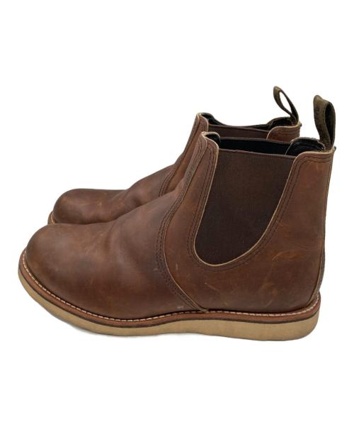 RED WING（レッドウィング）RED WING (レッドウィング) CLASSIC CHELSEA BOOTS ブラウン サイズ:28cmの古着・服飾アイテム