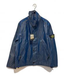STONE ISLAND（ストーンアイランド）の古着「Spalumatura Coated Nylon Blue Blouson」｜ネイビー