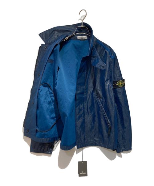 STONE ISLAND（ストーンアイランド）STONE ISLAND (ストーンアイランド) Spalumatura Coated Nylon Blue Blouson ネイビー サイズ:Sの古着・服飾アイテム