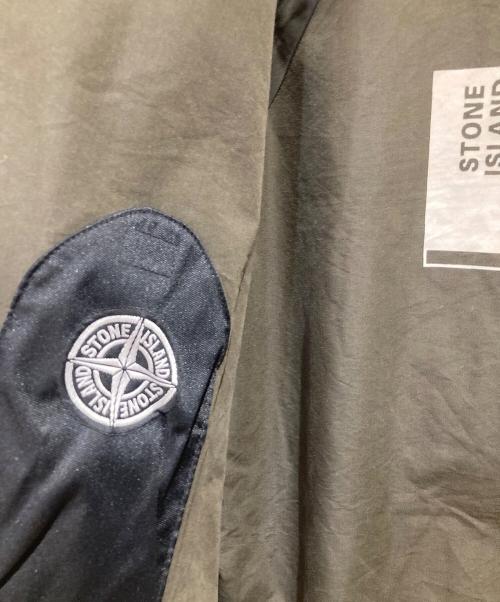 STONE ISLAND（ストーンアイランド）STONE ISLAND (ストーンアイランド) Hooded Green Pure Metal Shell jacket グリーン サイズ:Mの古着・服飾アイテム