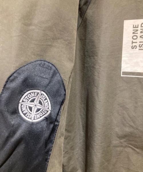 STONE ISLAND（ストーンアイランド）STONE ISLAND (ストーンアイランド) Hooded Green Pure Metal Shell jacket グリーン サイズ:Mの古着・服飾アイテム