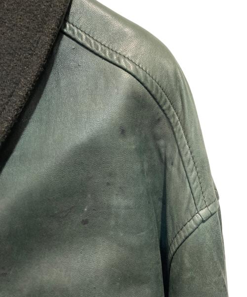 C.P COMPANY（シーピーカンパニー）C.P COMPANY (シーピーカンパニー) reversible leather jacket ブラック サイズ:50の古着・服飾アイテム