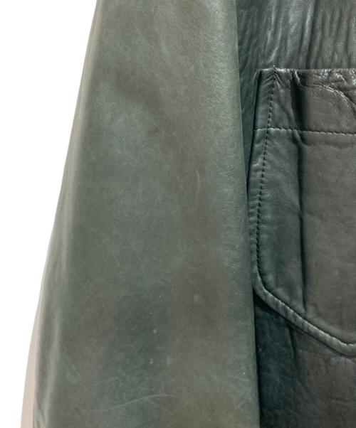 C.P COMPANY（シーピーカンパニー）C.P COMPANY (シーピーカンパニー) reversible leather jacket ブラック サイズ:50の古着・服飾アイテム