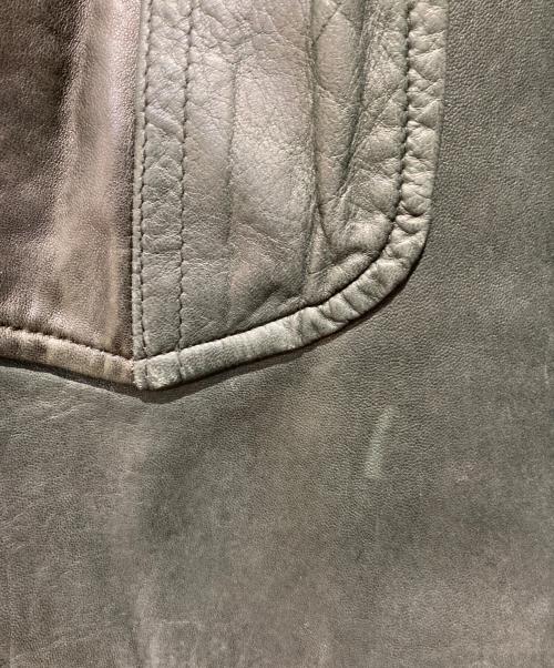 C.P COMPANY（シーピーカンパニー）C.P COMPANY (シーピーカンパニー) reversible leather jacket ブラック サイズ:50の古着・服飾アイテム
