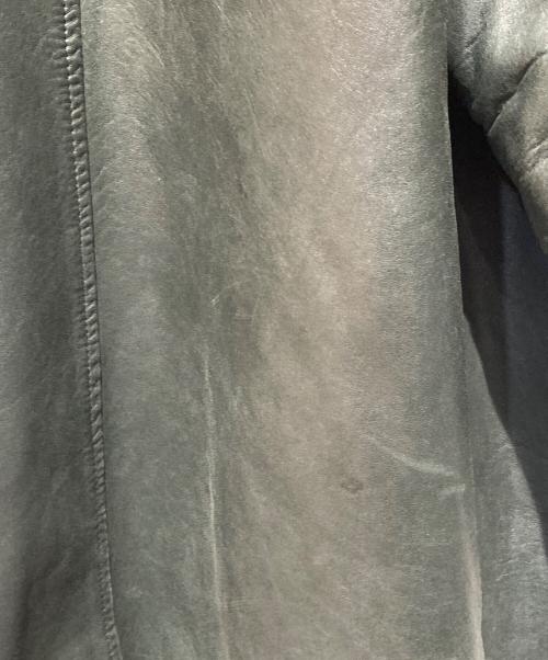 C.P COMPANY（シーピーカンパニー）C.P COMPANY (シーピーカンパニー) reversible leather jacket ブラック サイズ:50の古着・服飾アイテム