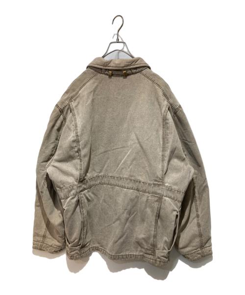 ARMANI JEANS（アルマーニジーンズ）ARMANI JEANS (アルマーニジーンズ) ロゴジャケット グレー サイズ:52の古着・服飾アイテム