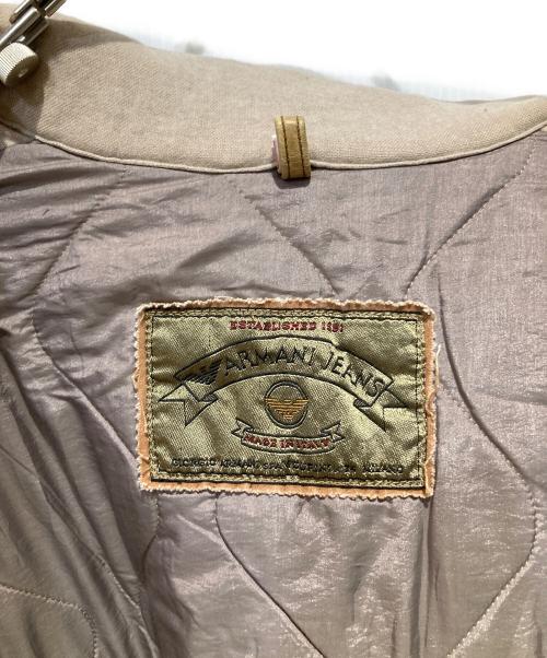 ARMANI JEANS（アルマーニジーンズ）ARMANI JEANS (アルマーニジーンズ) ロゴジャケット グレー サイズ:52の古着・服飾アイテム