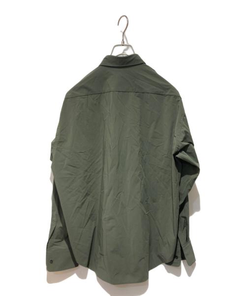 N.HOOLYWOOD（エヌ ハリウッド）N.HOOLYWOOD (エヌ ハリウッド) レギュラーカラーシャツ グリーン サイズ:36の古着・服飾アイテム