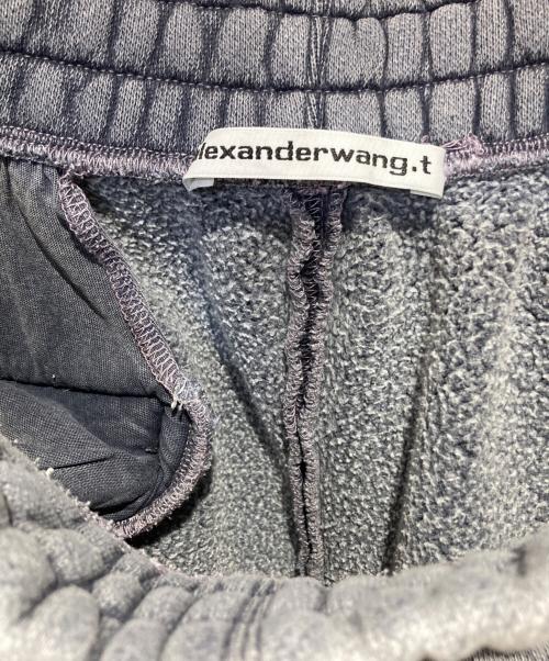 ALEXANDER WANG（アレキサンダー・ワン）ALEXANDER WANG (アレキサンダー・ワン) ロゴスウェットパンツ グレー サイズ:Mの古着・服飾アイテム