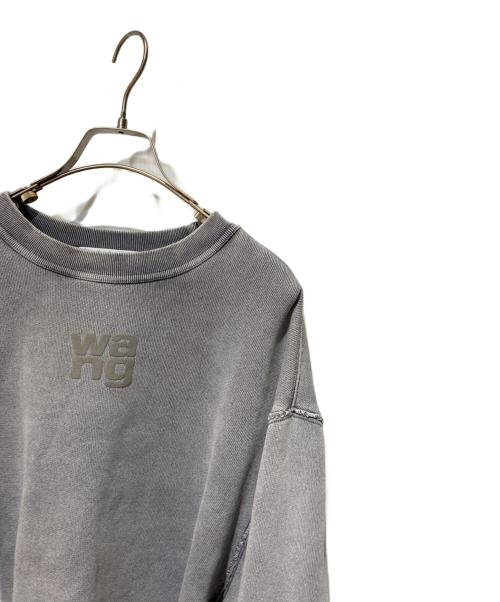 ALEXANDER WANG（アレキサンダー・ワン）ALEXANDER WANG (アレキサンダー・ワン) センターロゴスウェット グレー サイズ:Mの古着・服飾アイテム