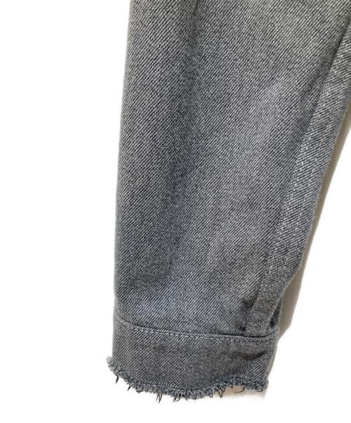 YOKE（ヨーク）YOKE (ヨーク) Graphpaper (グラフペーパー) 24AW CUT-OFF DENIM TRUCKER JACKET グレー サイズ:2の古着・服飾アイテム