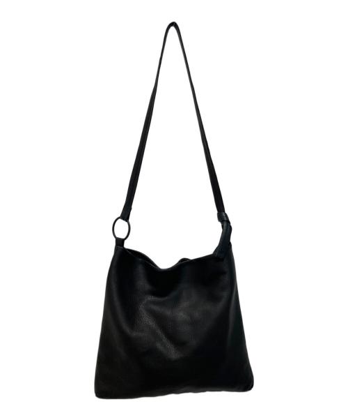 Mochi（モチ）Mochi (モチ) 鹿革 square shoulder bag ブラックの古着・服飾アイテム