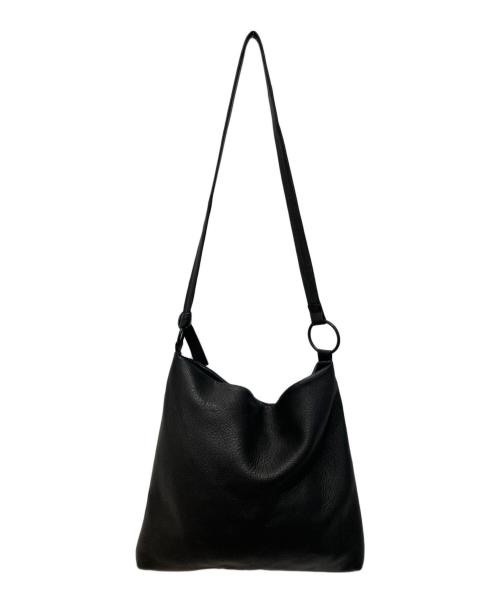 Mochi（モチ）Mochi (モチ) 鹿革 square shoulder bag ブラックの古着・服飾アイテム