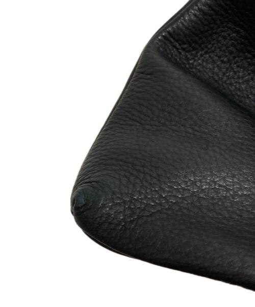 Mochi（モチ）Mochi (モチ) 鹿革 square shoulder bag ブラックの古着・服飾アイテム