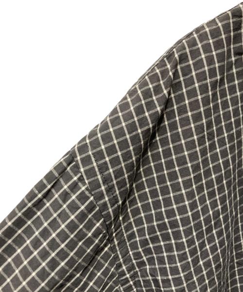 BEAMS（ビームス）BEAMS (ビームス) SSZ (エスエスズィー) CUT CHECK SHIRT ブラック サイズ:XLの古着・服飾アイテム