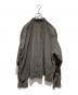 BEAMS (ビームス) SSZ (エスエスズィー) CUT CHECK SHIRT ブラック サイズ:XL：12000円