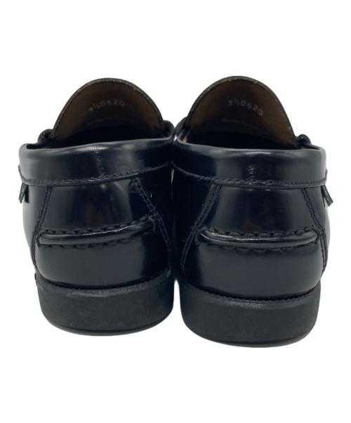 PARABOOT（パラブーツ）PARABOOT (パラブーツ) UNITED ARROWS (ユナイテッドアローズ) デッキローファー ブラック サイズ:23の古着・服飾アイテム