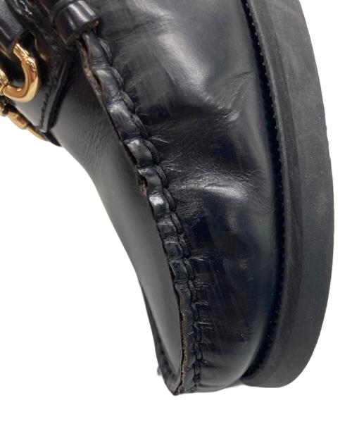 PARABOOT（パラブーツ）PARABOOT (パラブーツ) UNITED ARROWS (ユナイテッドアローズ) デッキローファー ブラック サイズ:23の古着・服飾アイテム