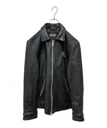 Schott（ショット）の古着「シングルブレストライダースジャケット」｜ブラック