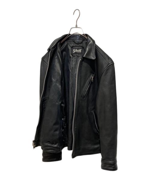 Schott（ショット）Schott (ショット) シングルブレストライダースジャケット ブラック サイズ:Mの古着・服飾アイテム