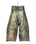 PERSONSOUL (パーソンソウル) STAIN EMBROIDERY CURVED JEANS ブルー サイズ:XXL：12000円