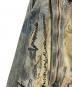 中古・古着 PERSONSOUL (パーソンソウル) STAIN EMBROIDERY CURVED JEANS ブルー サイズ:XXL：12000円