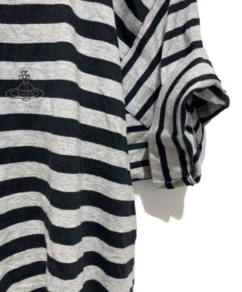 Vivienne Westwood man（ヴィヴィアン ウェストウッド マン）Vivienne Westwood man (ヴィヴィアン ウェストウッド マン) ボーダーカットソー ブラック サイズ:FREEの古着・服飾アイテム